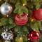 40ct. 3" Red & Silver Shatterproof Ball Ornaments
